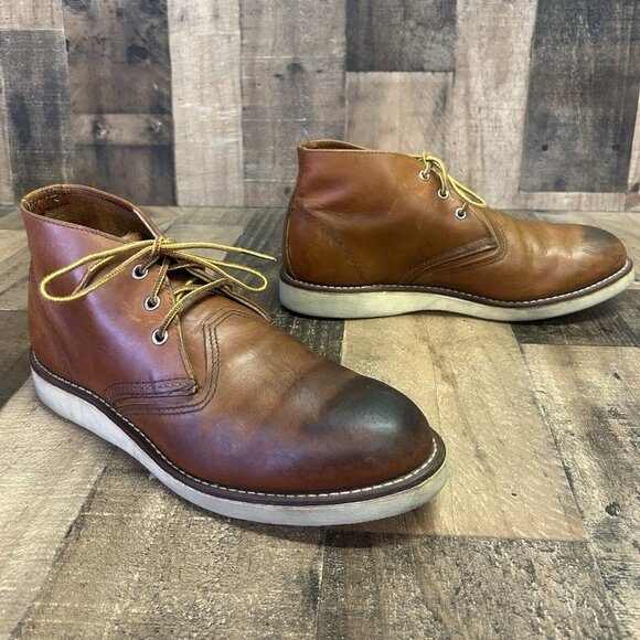 Red Wing 3140 Chukka Work Boots Mens 10 D - Picture 11 of 12
